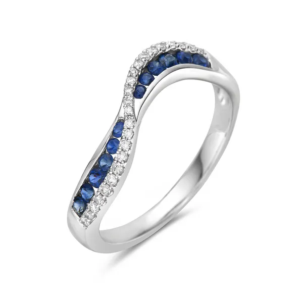 14KT SAPPHIRE AND DIAMOND RING Z's Fine Jewelry Peoria, AZ