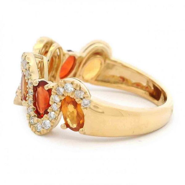 YELLOW GOLD SAPPHIRE RING Image 2 Z's Fine Jewelry Peoria, AZ