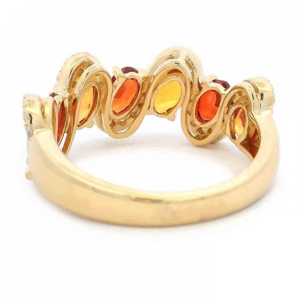 YELLOW GOLD SAPPHIRE RING Image 3 Z's Fine Jewelry Peoria, AZ