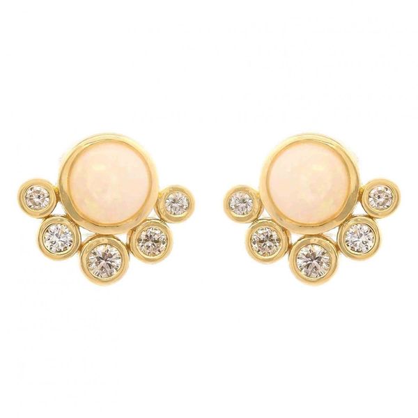 YELLOW GOLD OPAL EARRINGS Z's Fine Jewelry Peoria, AZ