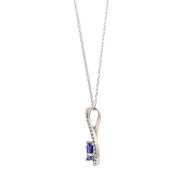WHITE GOLD TANZANITE NECKLACE Image 2 Z's Fine Jewelry Peoria, AZ