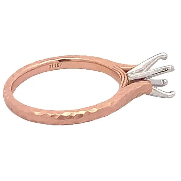 ROSE GOLD SEMI MOUNT RING Image 2 Z's Fine Jewelry Peoria, AZ