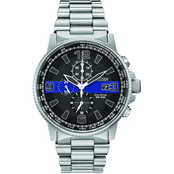 CITIZEN MENS THIN BLUE LINE WATCH Z's Fine Jewelry Peoria, AZ