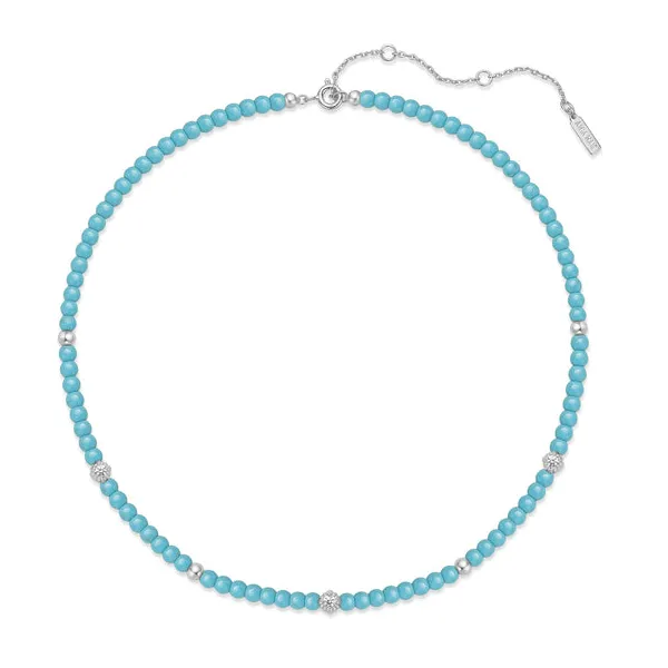 STERLING SILVER TURQUOISE NECKLACE