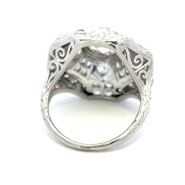 ESTATE PLATINUM VINTAGE STYLE DIAMOND RING Image 3 Z's Fine Jewelry Peoria, AZ