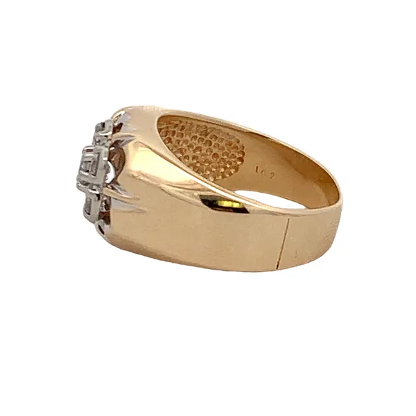 ESTATE WIDE FLOWER RING Image 2 Z's Fine Jewelry Peoria, AZ