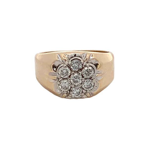 ESTATE WIDE FLOWER RING Z's Fine Jewelry Peoria, AZ