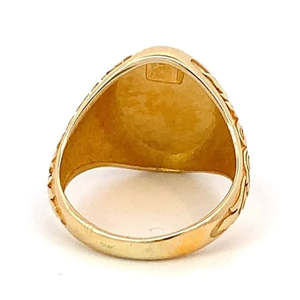 ESTATE 14KT YELLOW GOLD FILIGREE STYLE SIGNET RING Image 3 Z's Fine Jewelry Peoria, AZ