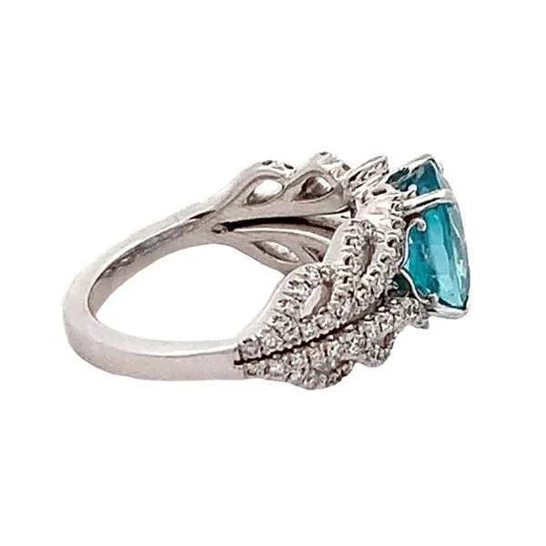 ESTATE BLUE ZIRCON RING Image 4 Z's Fine Jewelry Peoria, AZ