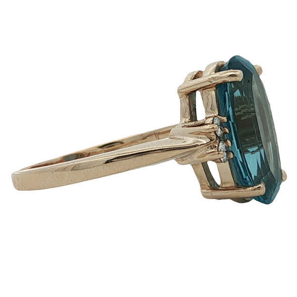 ESTATE BLUE TOPAZ RING Image 2 Z's Fine Jewelry Peoria, AZ