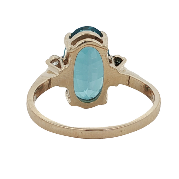 ESTATE BLUE TOPAZ RING Image 3 Z's Fine Jewelry Peoria, AZ