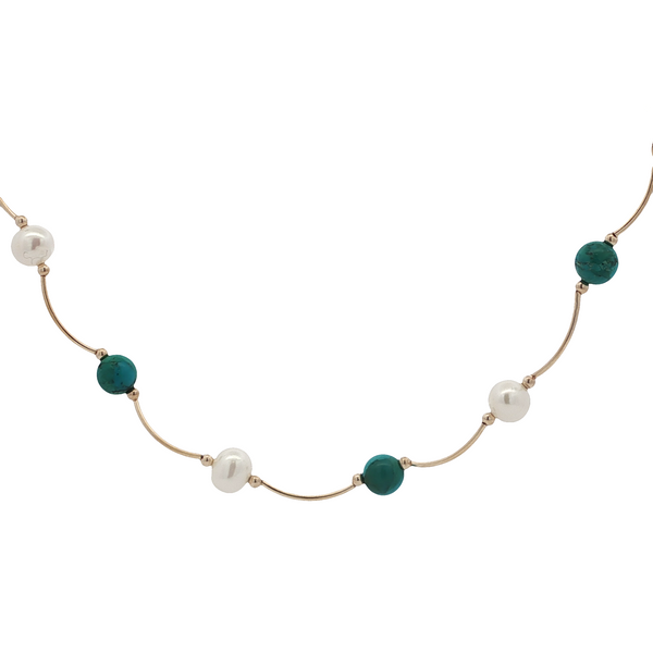 ESTATE CURVED LINK STATION NECKLACE Z's Fine Jewelry Peoria, AZ