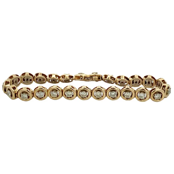ESTATE CIRCLE LINK TENNIS BRACELET Z's Fine Jewelry Peoria, AZ