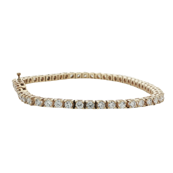 ESTATE 14KT YELLOW GOLD TENNIS BRACELET Image 2 Z's Fine Jewelry Peoria, AZ