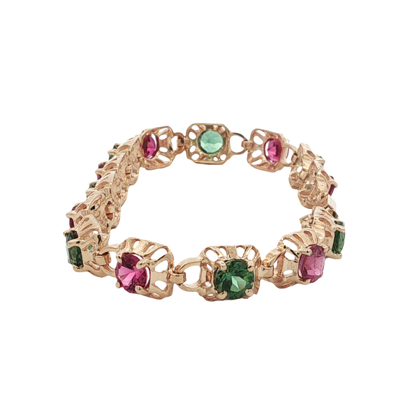ESTATE 14KT YELLOW GOLD TOURMALINE BRACELET Image 2 Z's Fine Jewelry Peoria, AZ