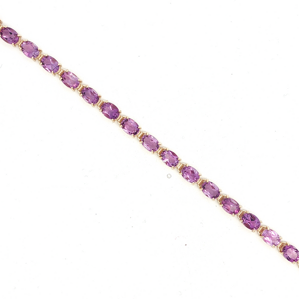 ESTATE 14KT YELLOW GOLD AMETHYST BRACELET Z's Fine Jewelry Peoria, AZ