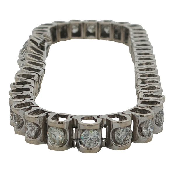 ESTATE WHITE GOLD TENNIS BRACELET Image 2 Z's Fine Jewelry Peoria, AZ