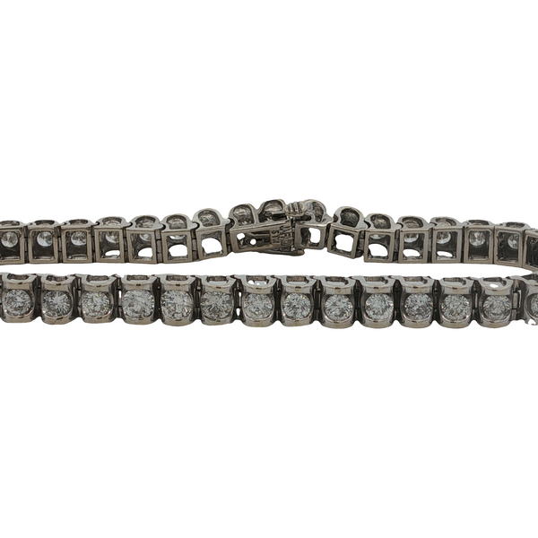 ESTATE WHITE GOLD TENNIS BRACELET Z's Fine Jewelry Peoria, AZ