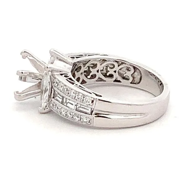 ESTATE SEMI MOUNT ENGAGEMENT RING Image 2 Z's Fine Jewelry Peoria, AZ