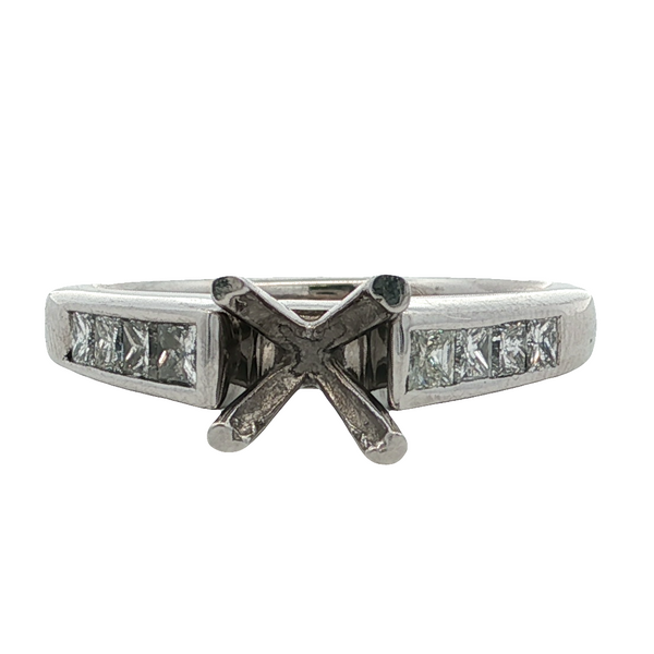 ESTATE 14KT WHITE GOLD SEMI MOUNT ENGAGEMENT RING Z's Fine Jewelry Peoria, AZ