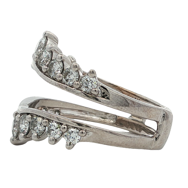 ESTATE 14KT WHITE GOLD DIAMOND RING JACKET Image 2 Z's Fine Jewelry Peoria, AZ