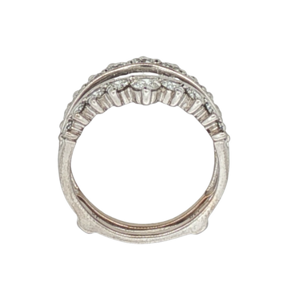 ESTATE 14KT WHITE GOLD DIAMOND RING JACKET Image 3 Z's Fine Jewelry Peoria, AZ