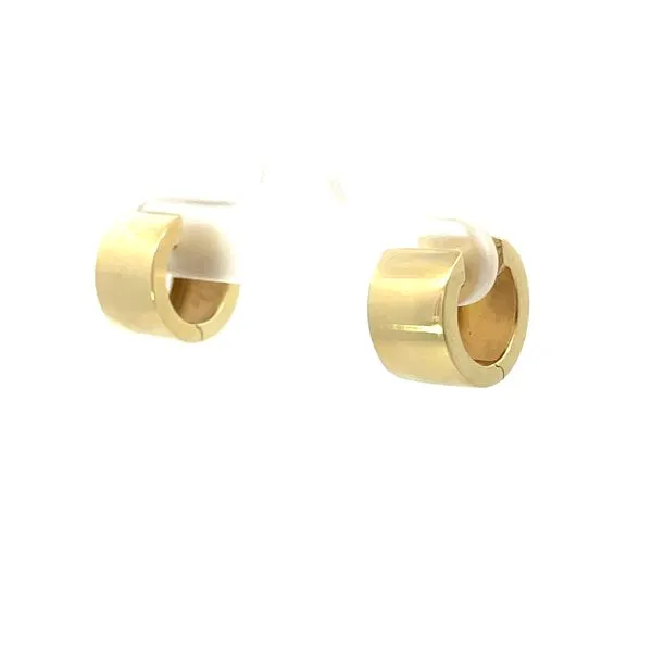 ESTATE 14KT YELLOW GOLD HUGGIE HOOP EARRINGS Image 2 Z's Fine Jewelry Peoria, AZ