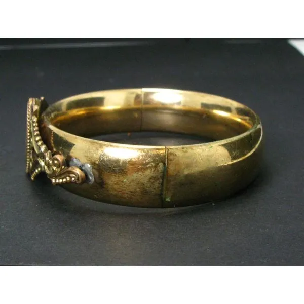 Vintage gold filled bangle on sale bracelets