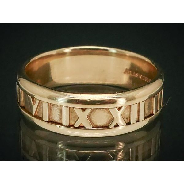 Tiffany & Co. Atlas Roman Numeral Band Ring
