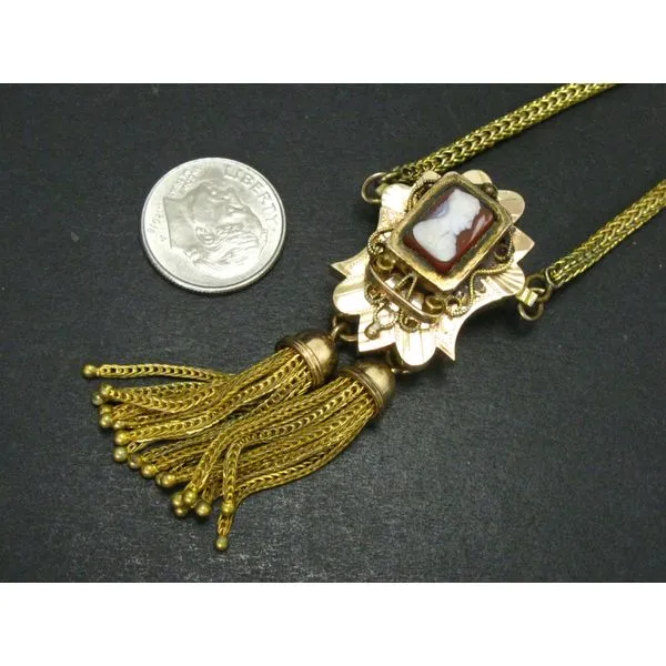 Antique Victorian Gold Tassel Pendant