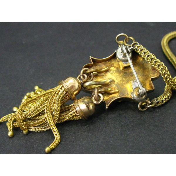 Antique Victorian Gold Tassel Pendant