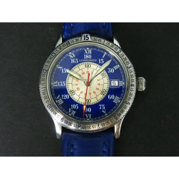 Longines Lindbergh Heritage Automatic Stainless Blue Dial Me