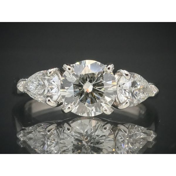 Estate Platinum Round Cut 1.13ct Natural Diamond Engagement Ring 7.1g i11423 Estate Jewelers Toledo, OH