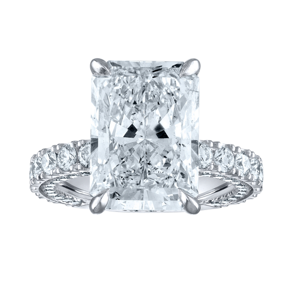 Jade Custom Engagement Ring Forever Diamonds New York, NY