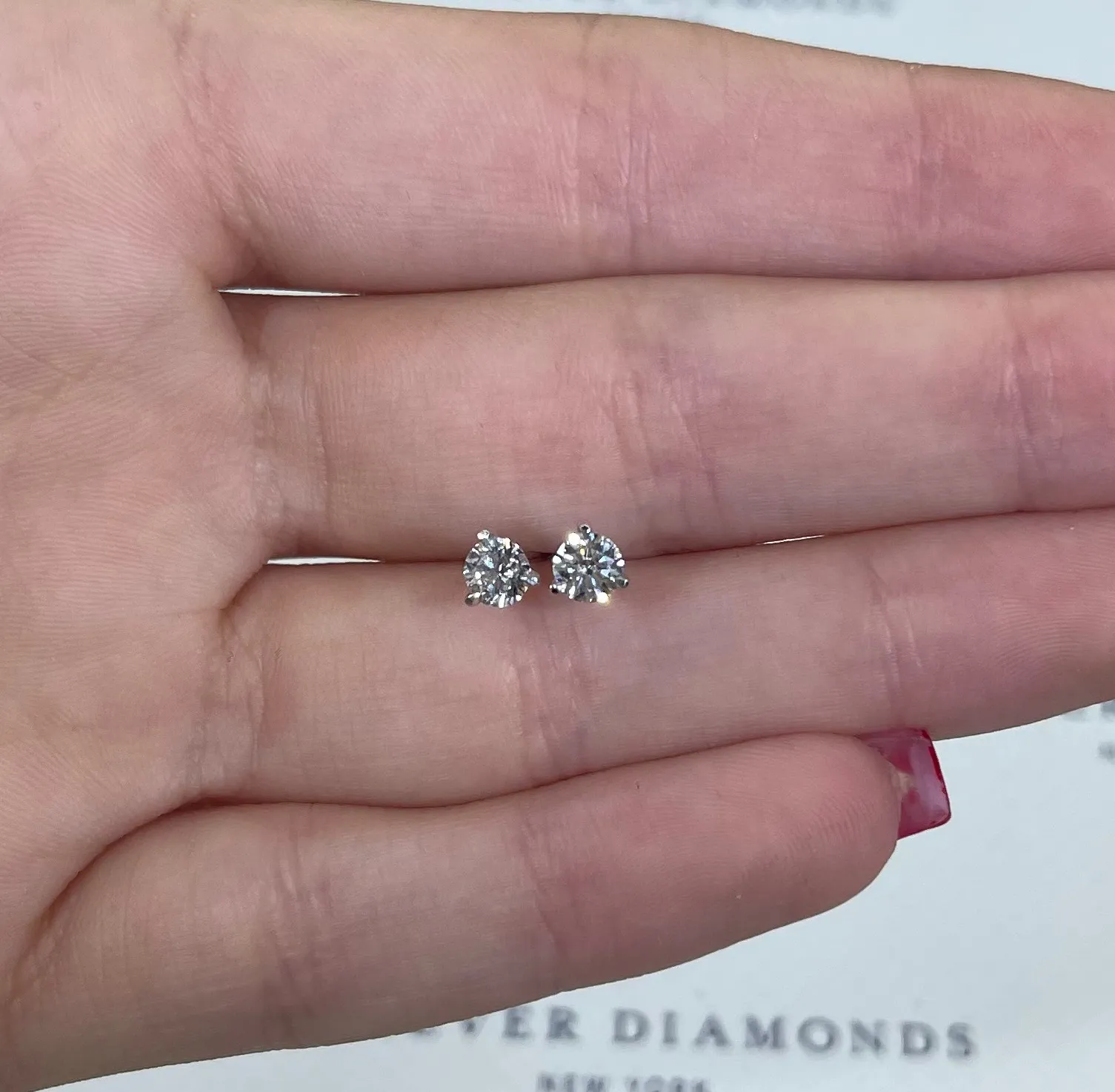 Forever diamond earrings Clearance