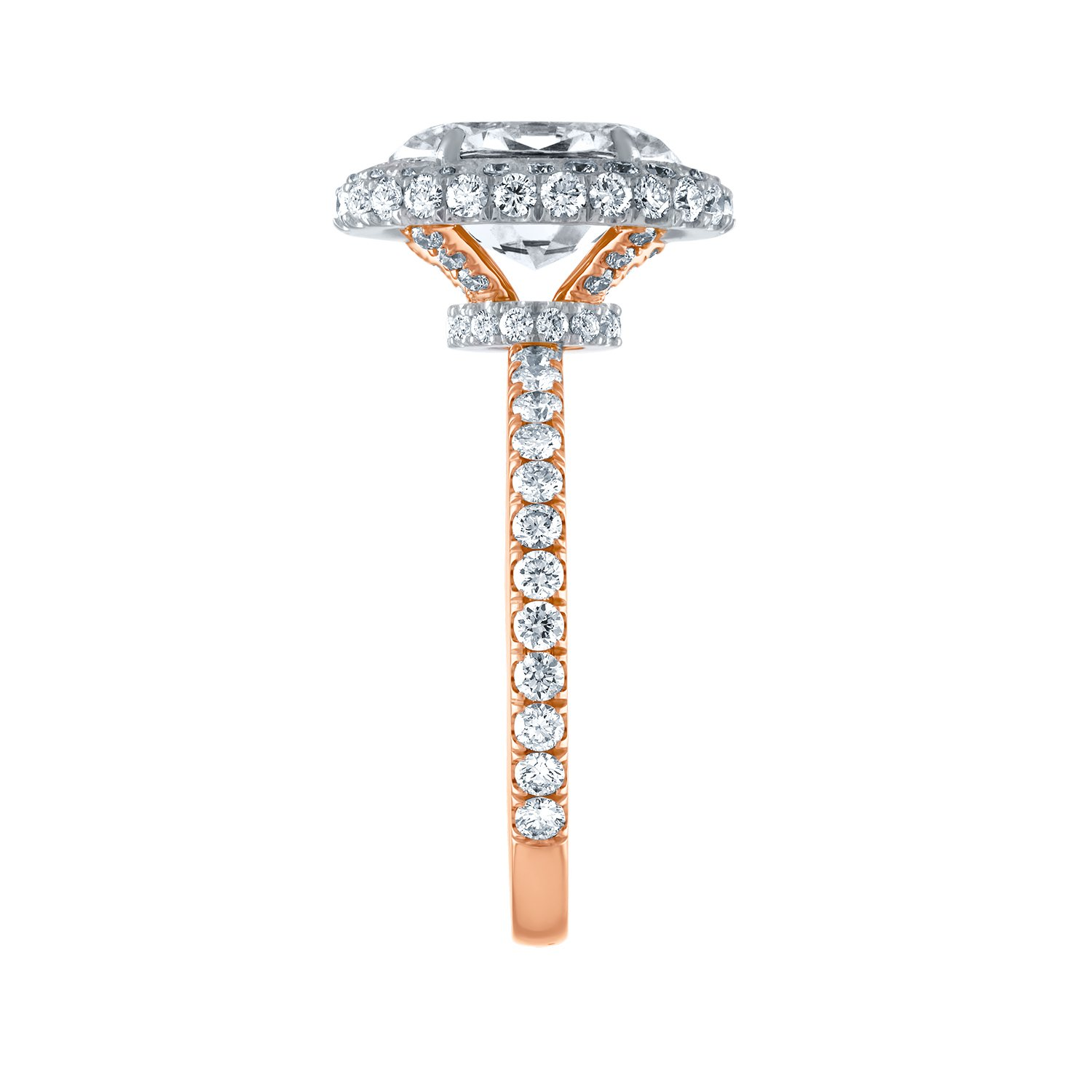 Luna Custom Engagement Ring | Forever Diamonds | New York, NY