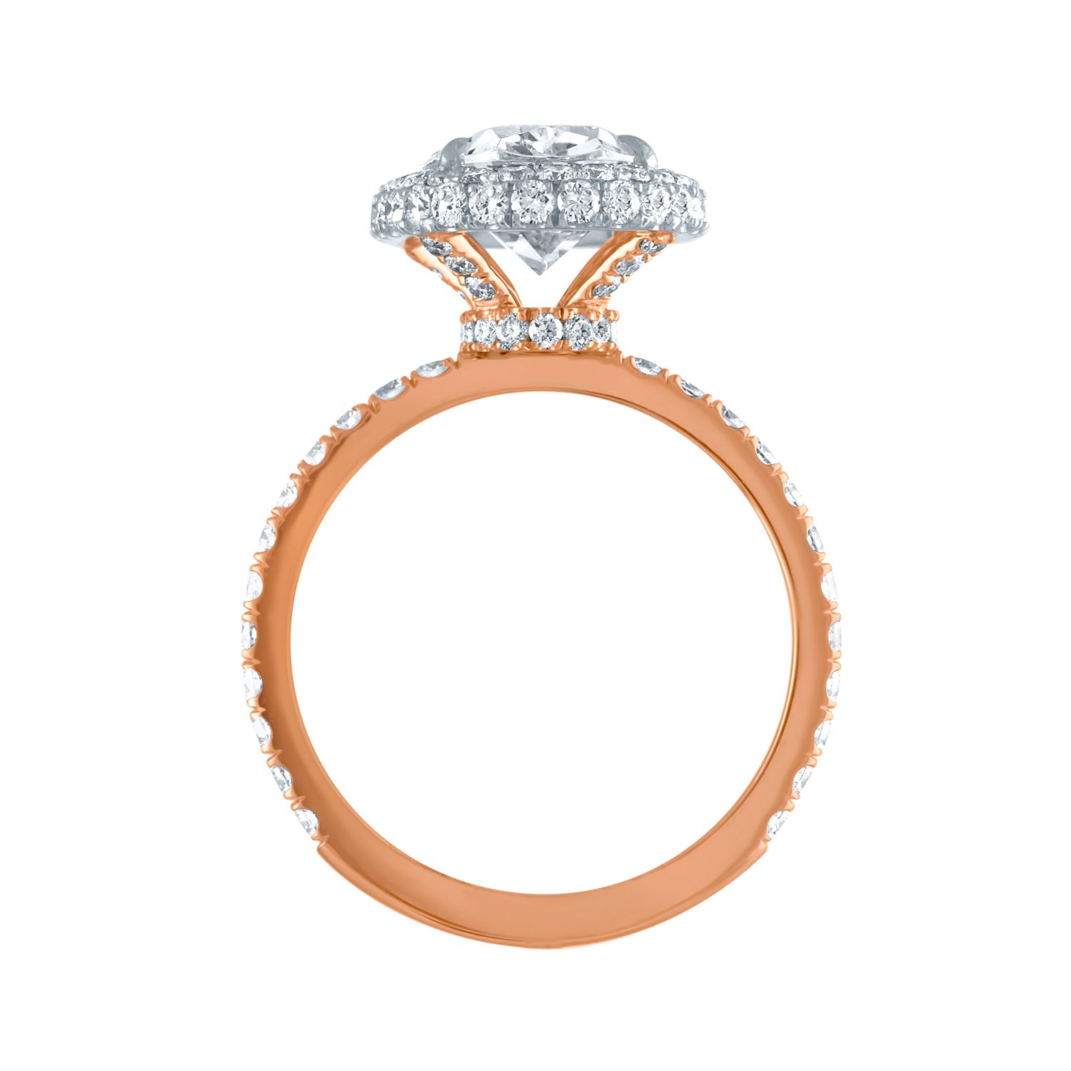 Luna Custom Engagement Ring | Forever Diamonds | New York, NY