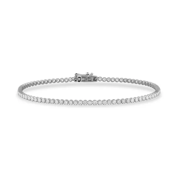 Alice Round Lab Diamond Light Weight Tennis Bracelet