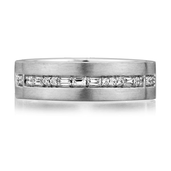 Morse Code Men's Diamond Ring Image 2 Natale Jewelers Sewell, NJ