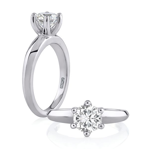 Classic 6 Prong Solitaire Engagement Ring Hannoush Jewelers, Inc. Albany, NY