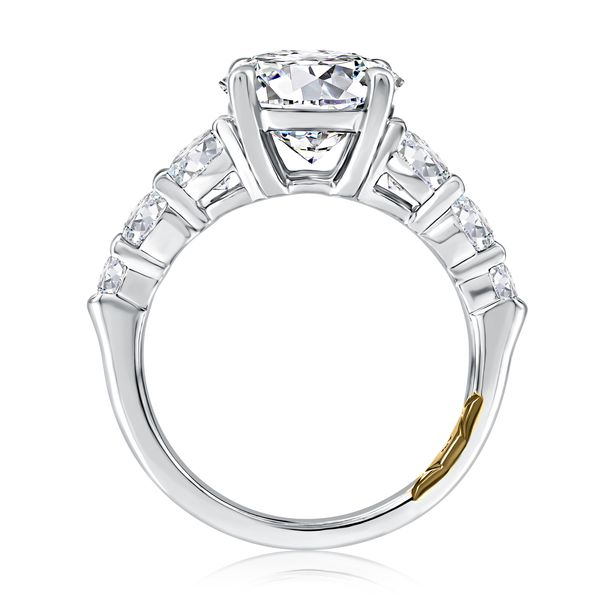 Seven Stone Round Diamond Engagement Ring Image 3 Von's Jewelry, Inc. Lima, OH