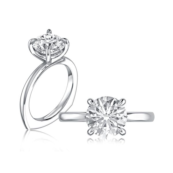 Solitaire Round Diamond Engagement Ring with Signature Shank™ Baxter's Fine Jewelry Warwick, RI
