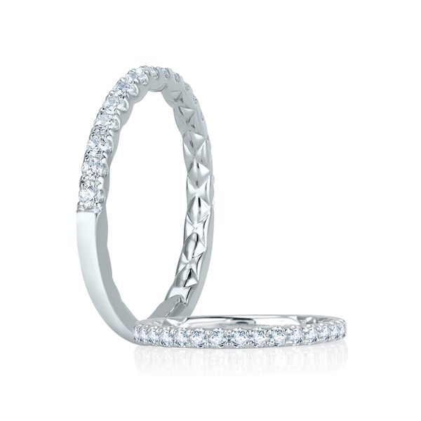 Halfway Diamond French Pave Band Sather's Leading Jewelers Fort Collins, CO