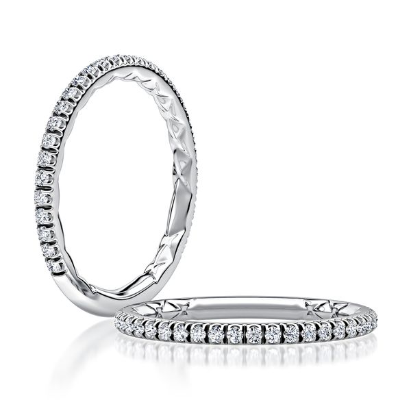 Delicate Three Quarters Diamond Wedding Band Sather's Leading Jewelers Fort Collins, CO