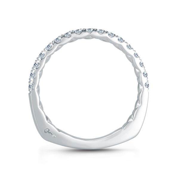 Intricate Delicate Quilted Anniversary Band Image 3 Rasmussen Diamonds Mount Pleasant, WI