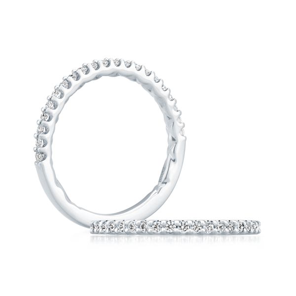 Classic Halfway Diamond Wedding Band Sather's Leading Jewelers Fort Collins, CO