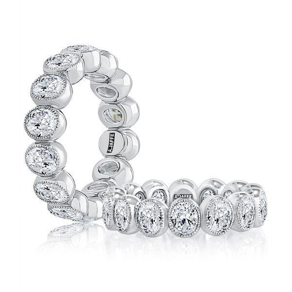 Jaffe Oval Bezel Set Eternity Band WROVF1490E/462-18 Karen's