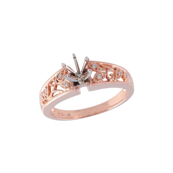 14KT Gold Semi-Mount Engagement Ring Delfine's Jewelry Charleston, WV