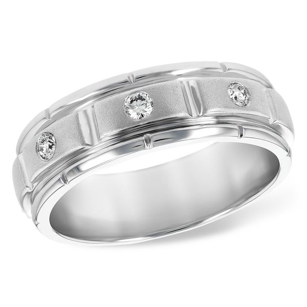 14KT Gold Mens Wedding Ring Michele & Company Fine Jewelers Lapeer, MI
