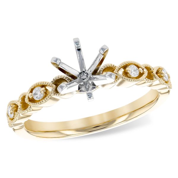 14KT Gold Semi-Mount Engagement Ring Banks Jewelers Burnsville, NC